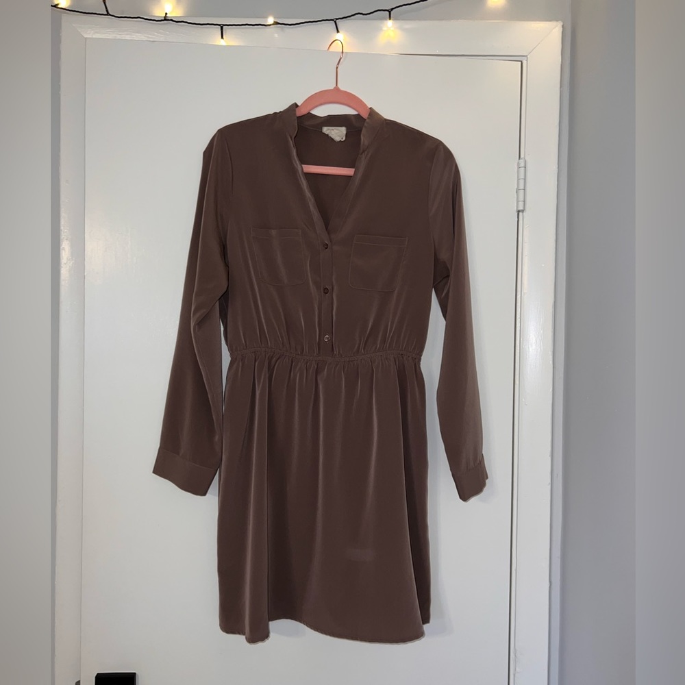 Casual, comfy brown dress